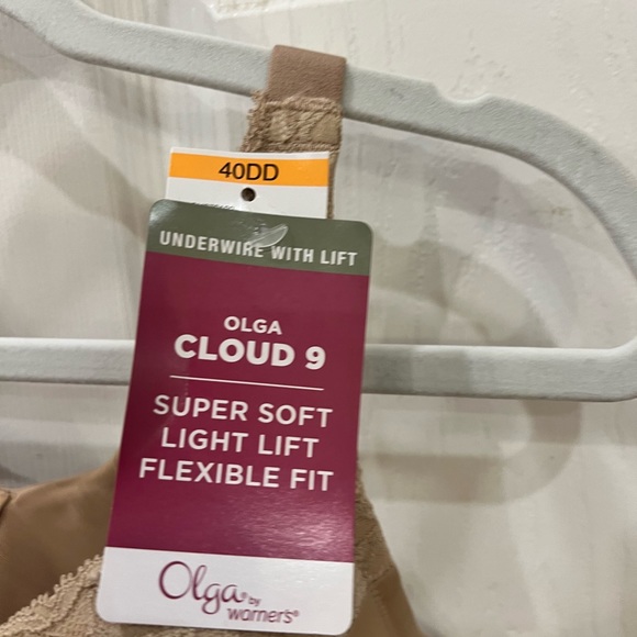 NWT Olga Cloud 9 Underwire Bra with Lace (40DD) - Picture 2 of 2